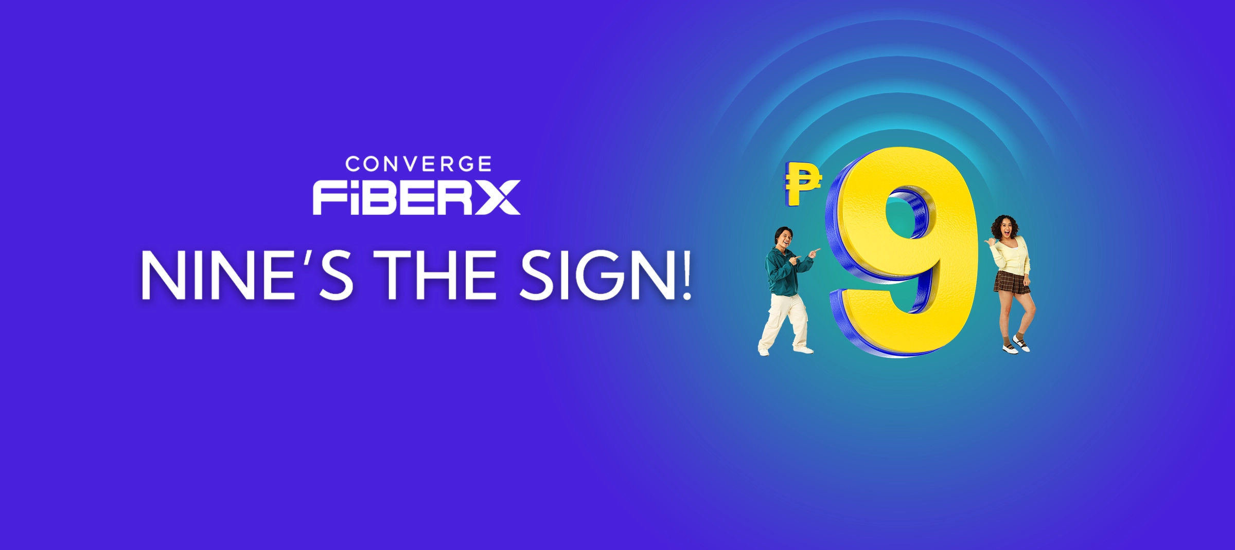 Nine's the Sign Promo Hero